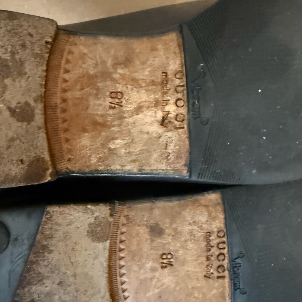 Gucci classic loafers 8 1/2 black excellencet cond taken care of - Picture 9 of 16